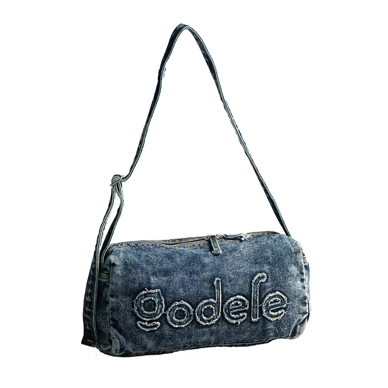 Túi đeo vai denim đã giặt